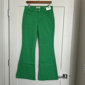 WRANGLER HIGH RISE FIERCE FLARE DENIM JEANS PANTS SIZE 10 X 32 NWT